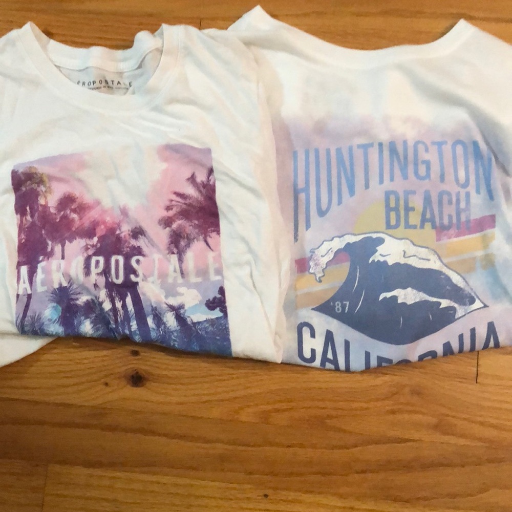 Two Aeropostale T-shirts